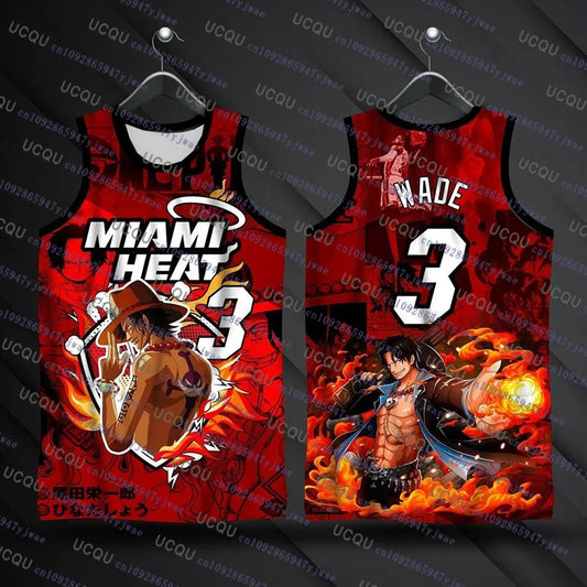 One Piece Basketball Jersey: Luffy Zoro Tatum No.0 Vest