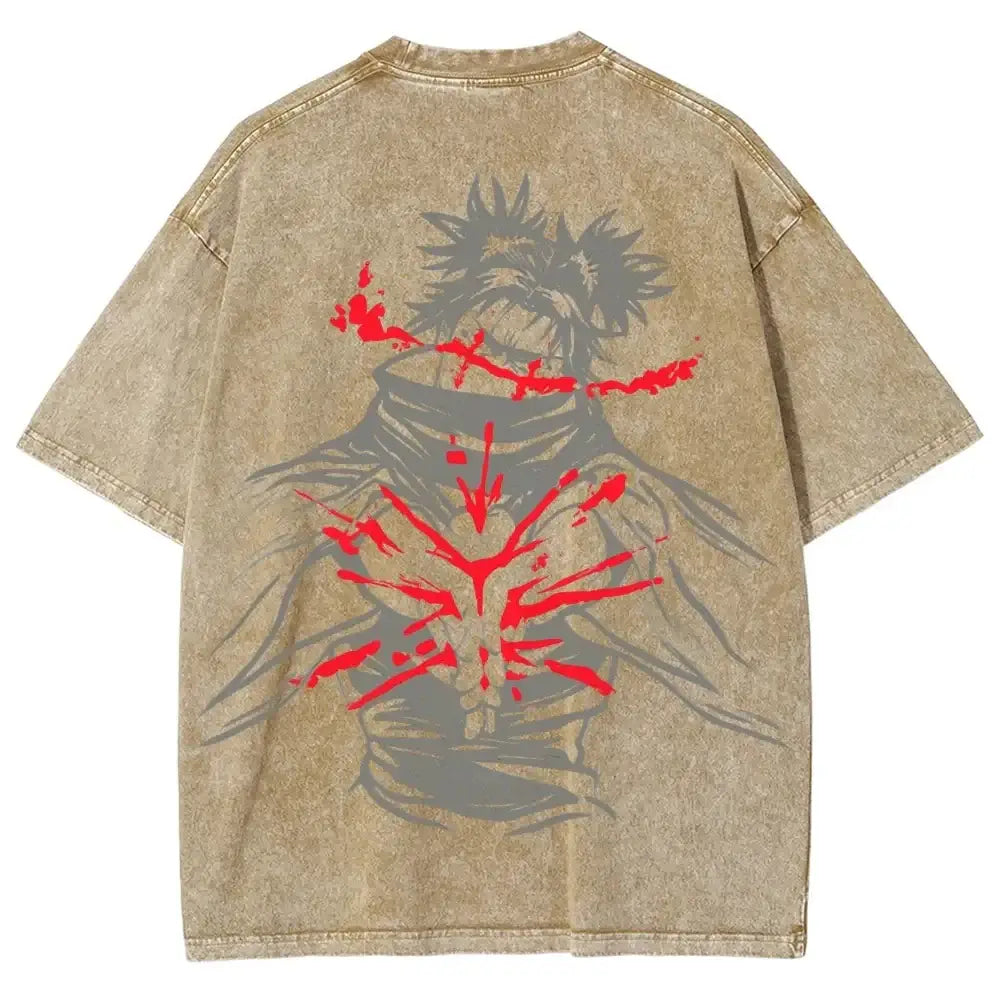 Jujutsu Kaisen CHOSO T-shirt Vintage Washed Anime