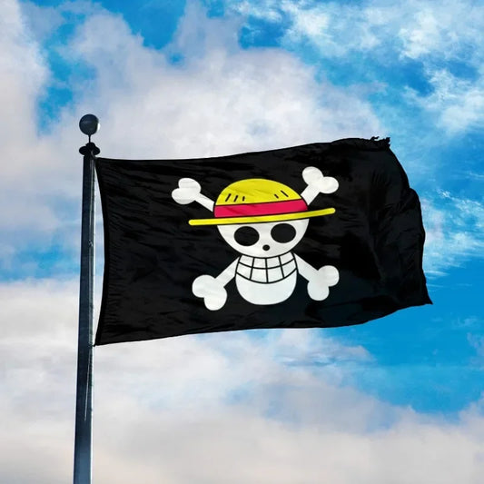 One Piece Flag: Straw Hat Pirates Jolly Roger Banner