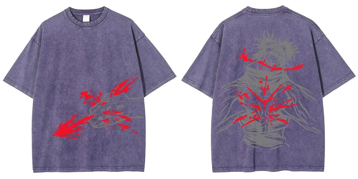 Jujutsu Kaisen CHOSO T-shirt Vintage Washed Anime
